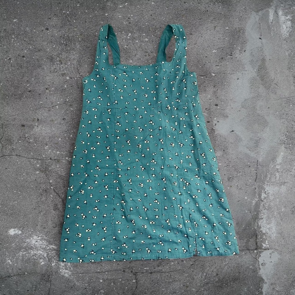 American Eagle floral mini dress cottagecore coquette 90s sundress XS